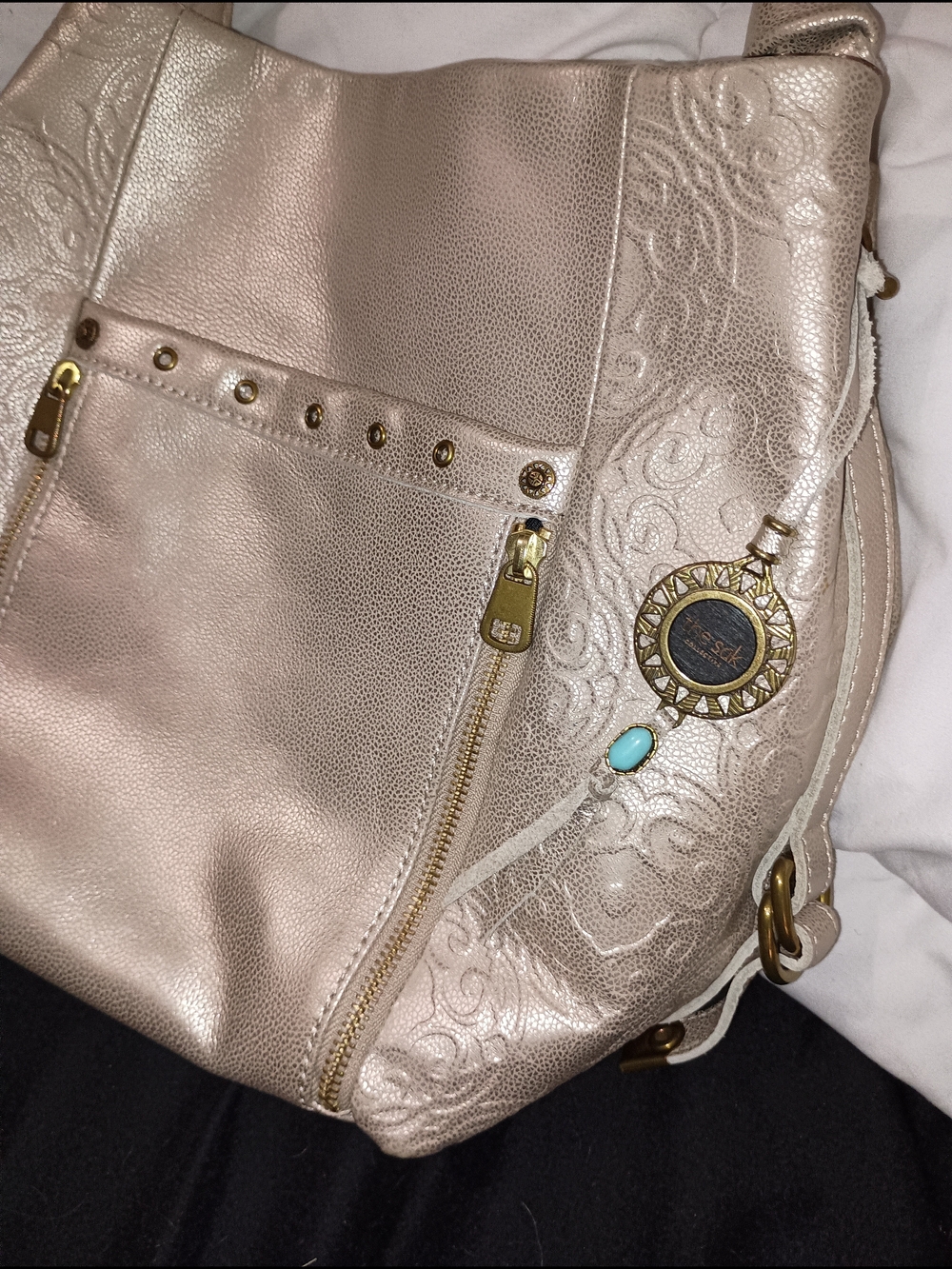 Metallic Pearl The Sak Purse